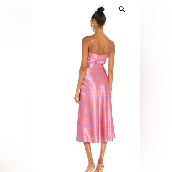 LIKELY Vittoria Tie Dye Satin Midi Dress 💕 NWT size 0 and 4 - Picture 2 of 16